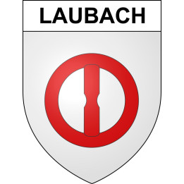 Laubach 67 ville sticker blason écusson autocollant adhésif