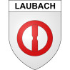 Laubach 67 ville sticker blason écusson autocollant adhésif