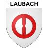 Pegatinas escudo de armas de Laubach adhesivo de la etiqueta engomada