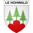 Le Hohwald Sticker wappen, gelsenkirchen, augsburg, klebender aufkleber