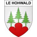 Pegatinas escudo de armas de Le Hohwald adhesivo de la etiqueta engomada