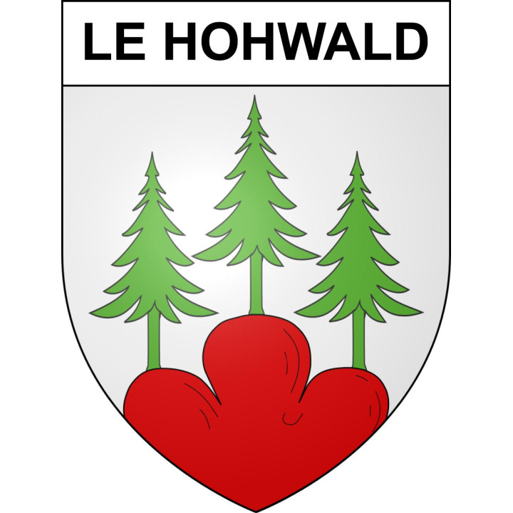 Le Hohwald 67 ville sticker blason écusson autocollant adhésif