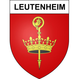 Leutenheim 67 ville sticker blason écusson autocollant adhésif