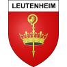 Leutenheim Sticker wappen, gelsenkirchen, augsburg, klebender aufkleber