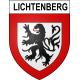 Lichtenberg 67 ville sticker blason écusson autocollant adhésif