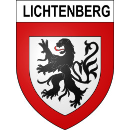 Lichtenberg 67 ville sticker blason écusson autocollant adhésif