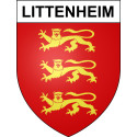 Littenheim Sticker wappen, gelsenkirchen, augsburg, klebender aufkleber