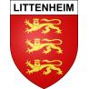 Littenheim 67 ville sticker blason écusson autocollant adhésif