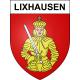 Pegatinas escudo de armas de Lixhausen adhesivo de la etiqueta engomada
