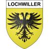 Stickers coat of arms Lochwiller adhesive sticker