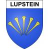 Lupstein 67 ville sticker blason écusson autocollant adhésif