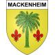 Stickers coat of arms Mackenheim adhesive sticker