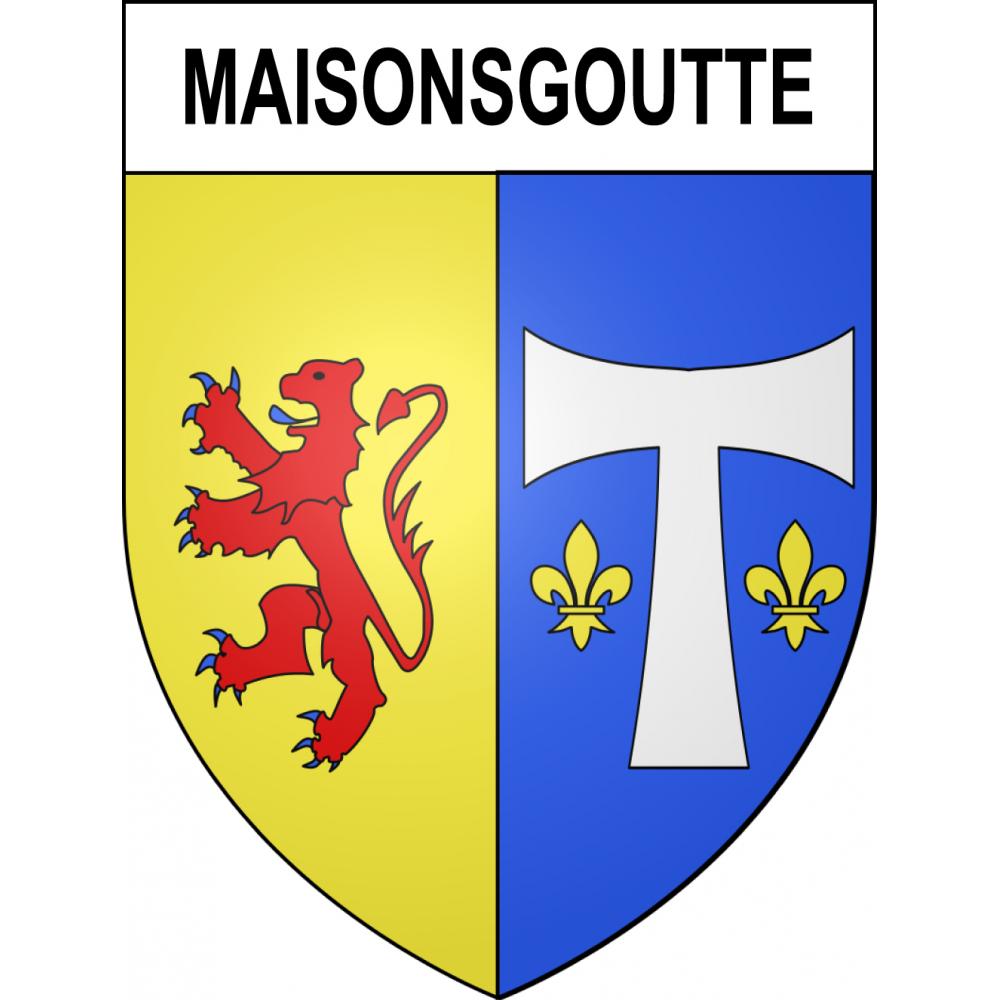 Stickers coat of arms Maisonsgoutte adhesive sticker