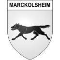 Marckolsheim Sticker wappen, gelsenkirchen, augsburg, klebender aufkleber