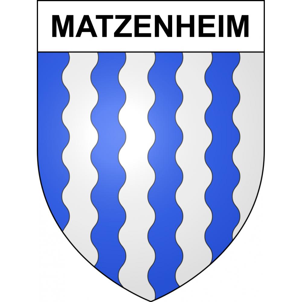 Matzenheim Sticker wappen, gelsenkirchen, augsburg, klebender aufkleber