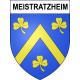 Pegatinas escudo de armas de Meistratzheim adhesivo de la etiqueta engomada
