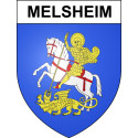 Stickers coat of arms Melsheim adhesive sticker
