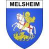 Stickers coat of arms Melsheim adhesive sticker