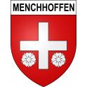 Stickers coat of arms Menchhoffen adhesive sticker
