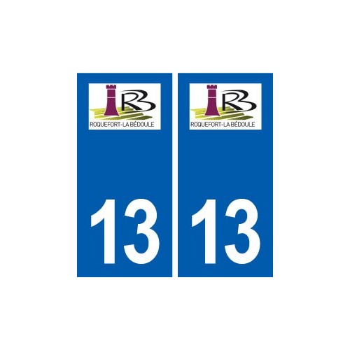 13 Rognonas logo ville autocollant plaque sticker