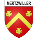 Stickers coat of arms Mertzwiller adhesive sticker