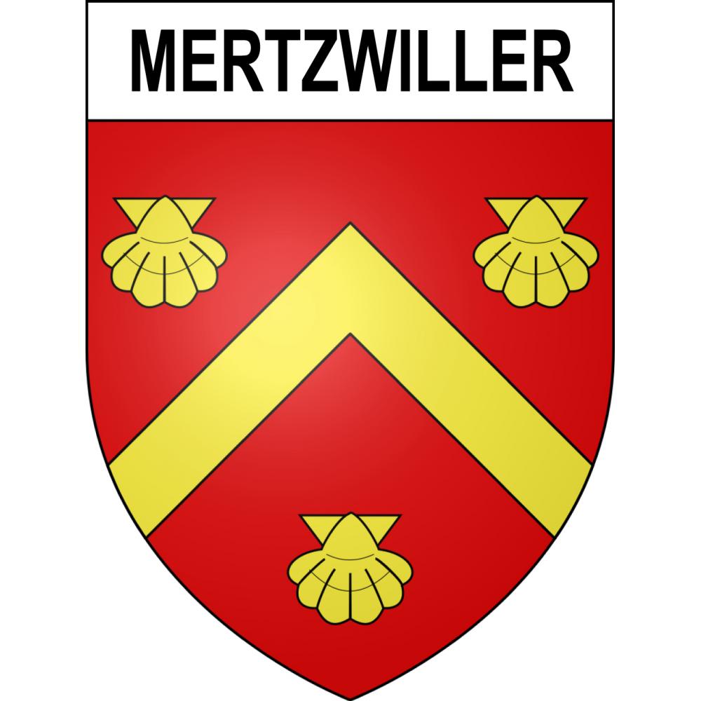 Stickers coat of arms Mertzwiller adhesive sticker