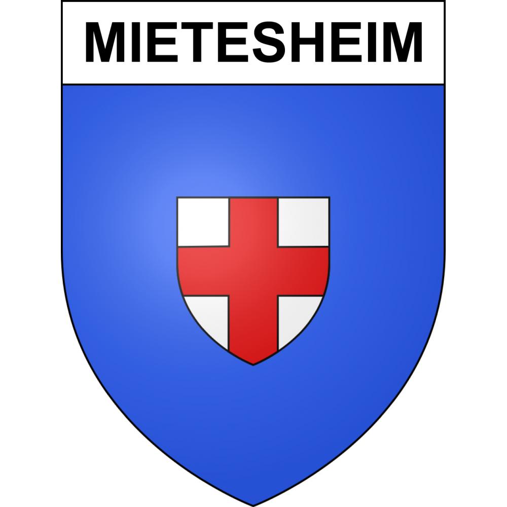 Adesivi stemma Mietesheim adesivo