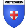 Mietesheim 67 ville sticker blason écusson autocollant adhésif