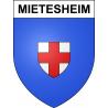 Mietesheim Sticker wappen, gelsenkirchen, augsburg, klebender aufkleber