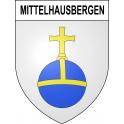 Adesivi stemma Mittelhausbergen adesivo