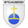 Stickers coat of arms Mittelhausbergen adhesive sticker