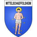 Mittelschaeffolsheim Sticker wappen, gelsenkirchen, augsburg, klebender aufkleber