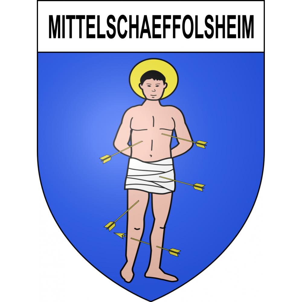 Adesivi stemma Mittelschaeffolsheim adesivo