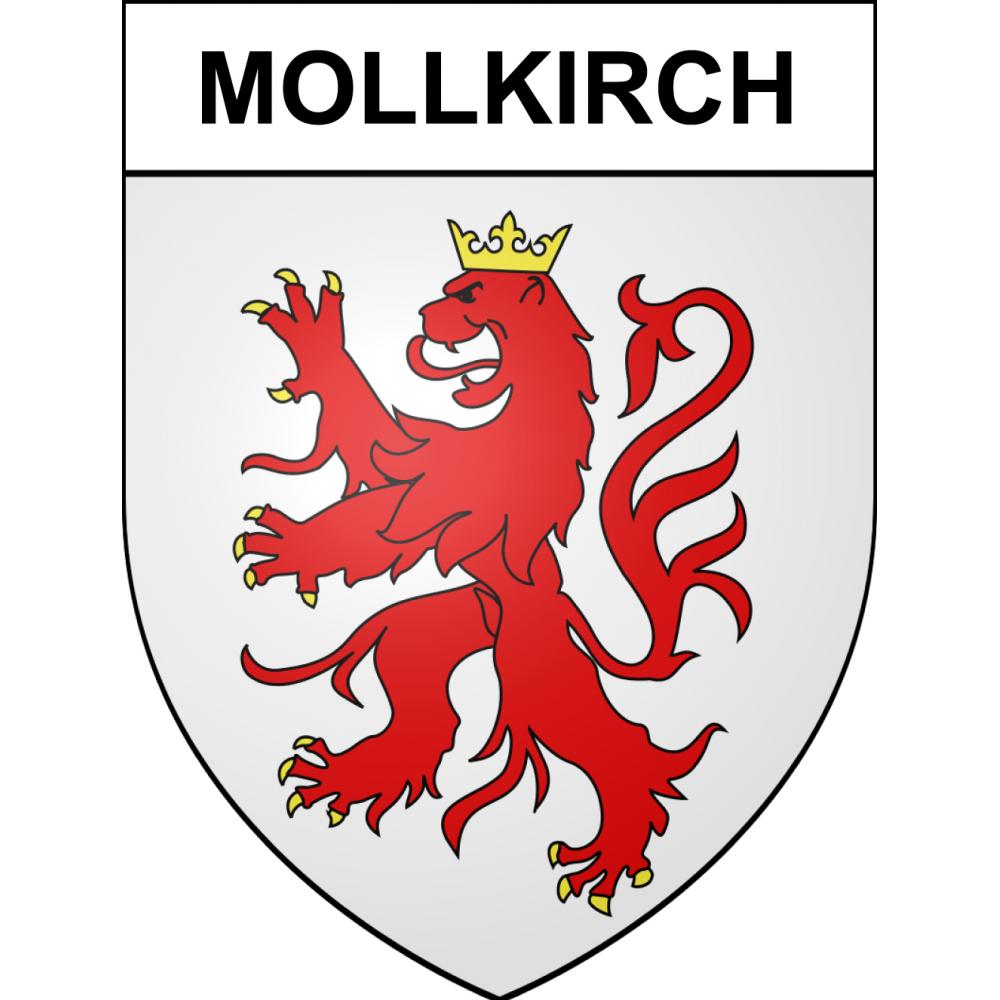 Mollkirch Sticker wappen, gelsenkirchen, augsburg, klebender aufkleber
