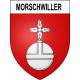 Stickers coat of arms Morschwiller adhesive sticker