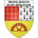 Adesivi stemma Muhlbach-sur-Bruche adesivo