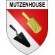 Stickers coat of arms Mutzenhouse adhesive sticker