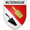 Mutzenhouse 67 ville sticker blason écusson autocollant adhésif