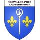Stickers coat of arms Neewiller-près-Lauterbourg adhesive sticker