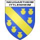 Neugartheim-Ittlenheim 67 ville sticker blason écusson autocollant adhésif