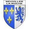 Pegatinas escudo de armas de Neuviller-la-Roche adhesivo de la etiqueta engomada