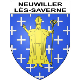 Neuwiller-lès-Saverne 67 ville sticker blason écusson autocollant adhésif