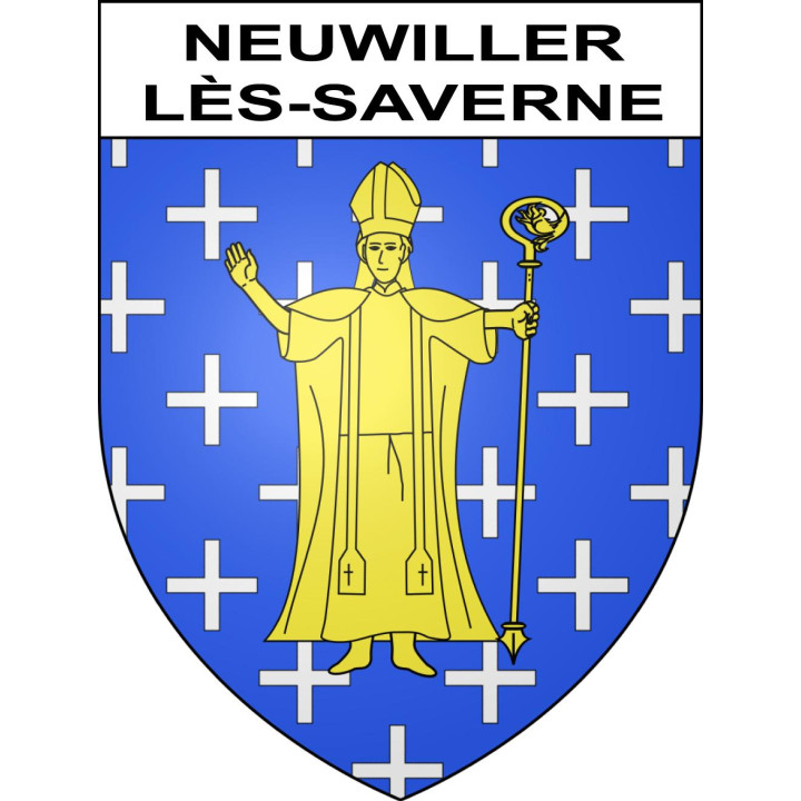 Stickers coat of arms Neuwiller-lès-Saverne adhesive sticker