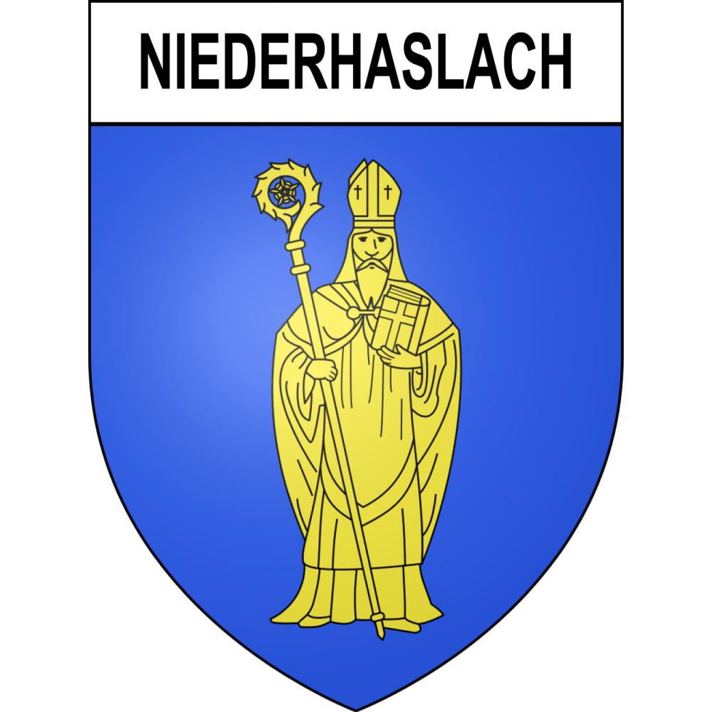 Niederhaslach Sticker wappen, gelsenkirchen, augsburg, klebender aufkleber