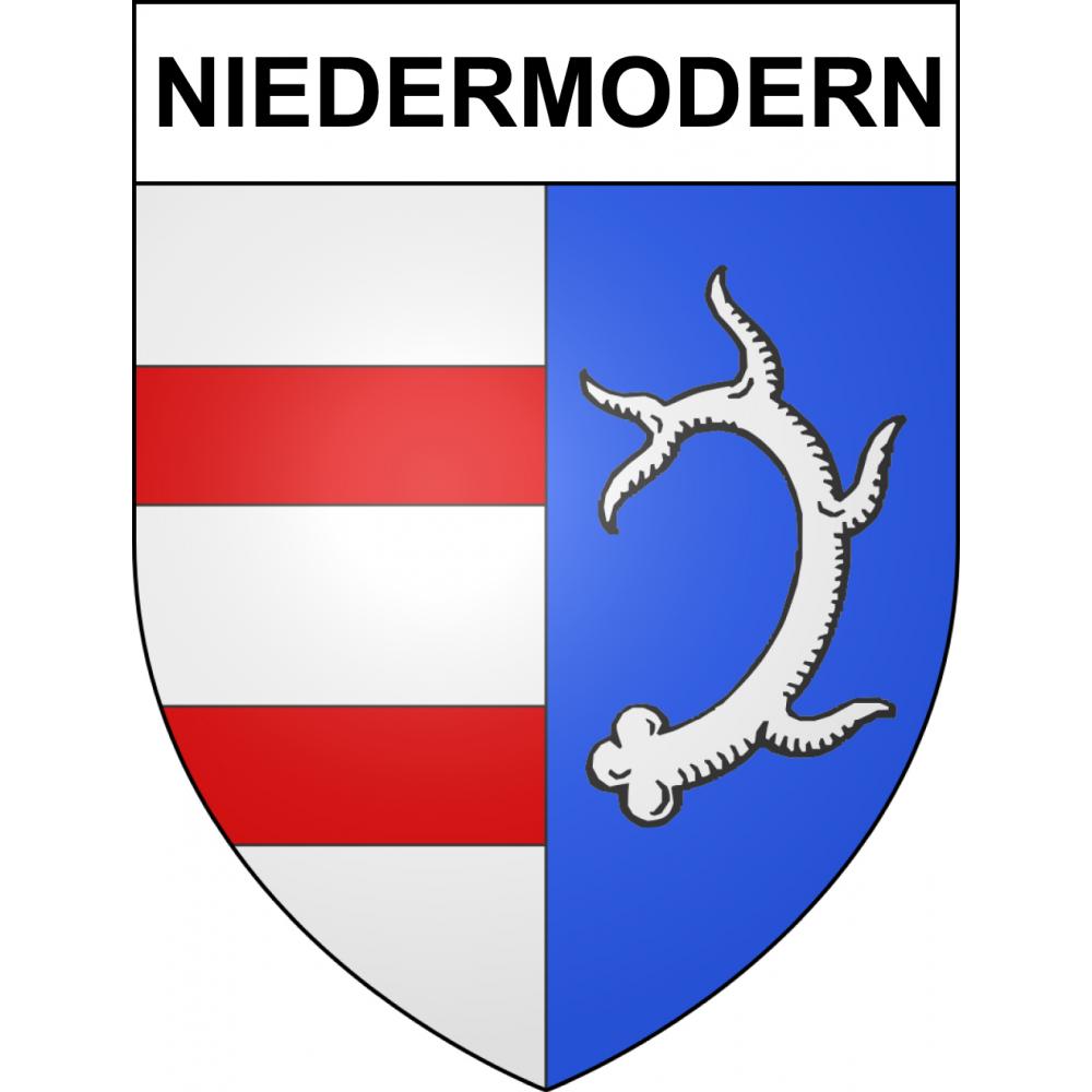 Stickers coat of arms Niedermodern adhesive sticker