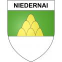 Adesivi stemma Niedernai adesivo