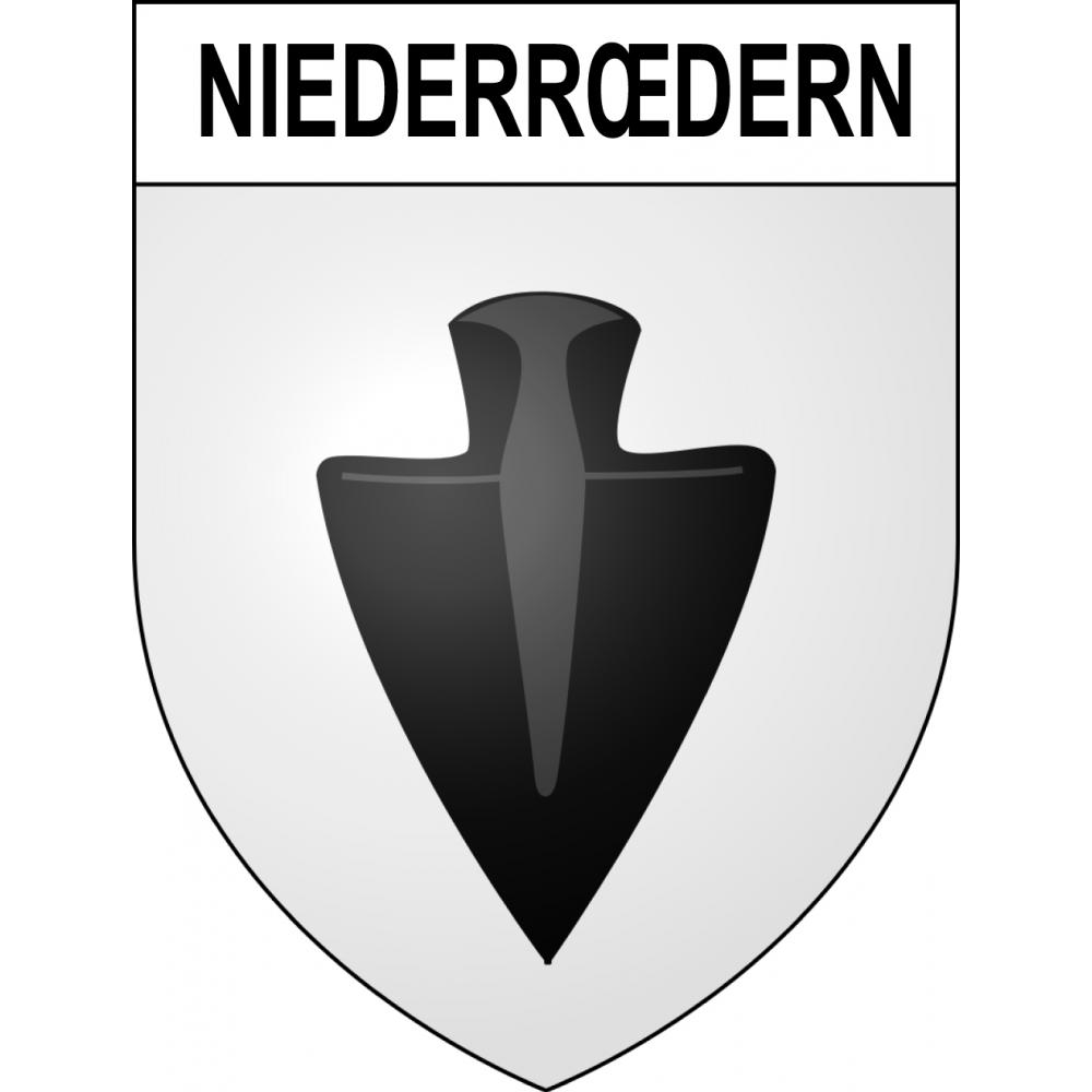 Adesivi stemma Niederrœdern adesivo