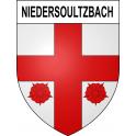 Stickers coat of arms Niedersoultzbach adhesive sticker