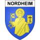 Nordheim Sticker wappen, gelsenkirchen, augsburg, klebender aufkleber