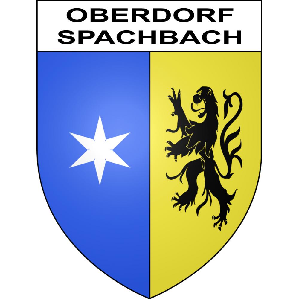 Oberdorf-Spachbach 67 ville sticker blason écusson autocollant adhésif